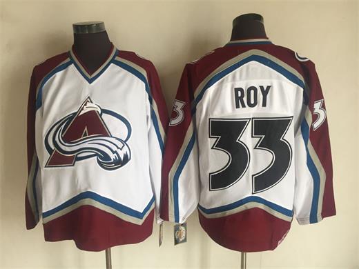 Avalanche 33 Patrick Roy White CCM Throwback Jersey,We sell and wholesale Avalanche 33 Patrick Roy White CCM Throwback Jersey on line form chian!